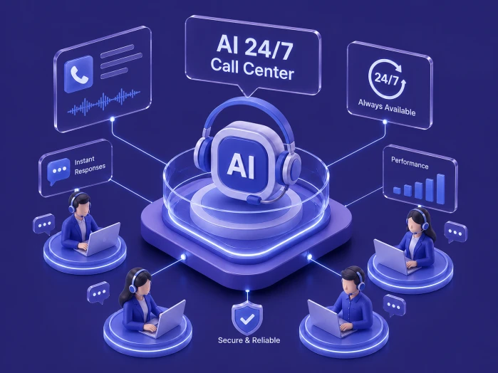24/7 AI-powered call center